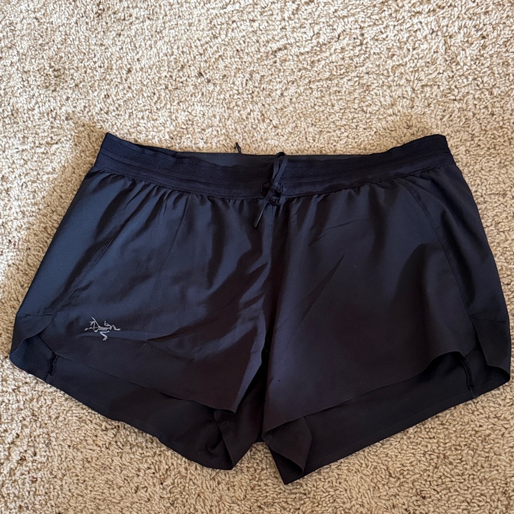 Arc'teryx Women's Black Lightweight Running Shorts